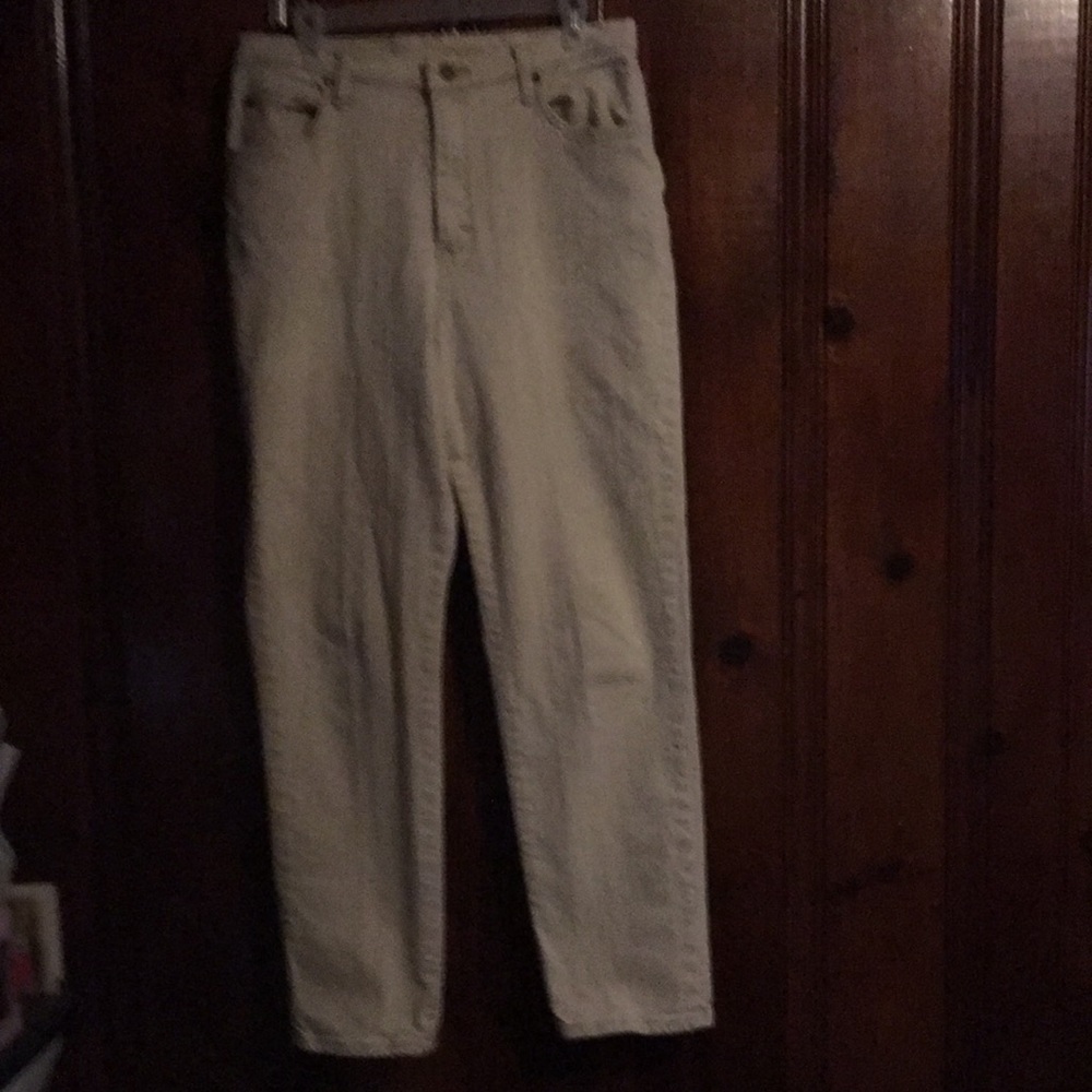 Riders Jeans, size 14M, beige.  Total length 42”, 38” waist gently worn